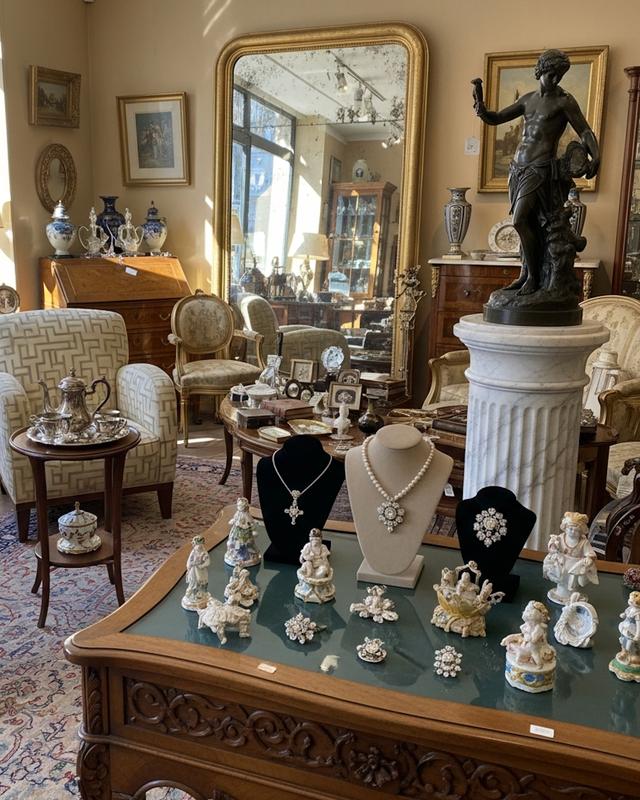 Vente antiquités bijoux objets d'art